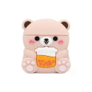 Boba Tea Bear Airpods Case—Soft PVC